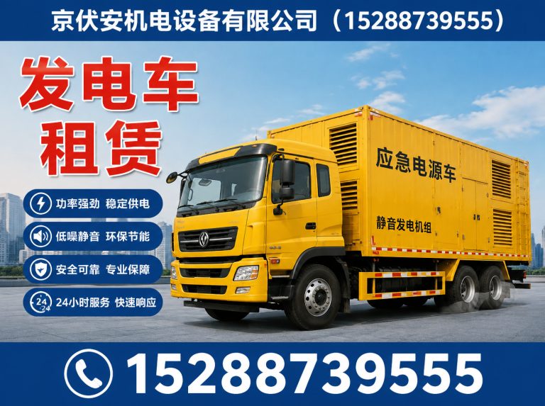白山应急发电机出租展示图